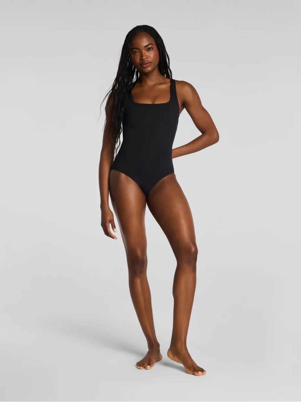 SPANXsculpt Swim Square Neck One Piece - Large